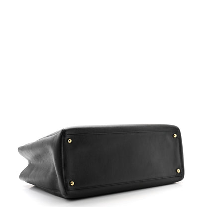 Chanel Calfskin Cerf Executive Shopper Tote Black 6 of 21