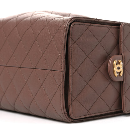 Chanel Caviar Quilted Medium Chanel 25 Handbag Brown 11 of 12