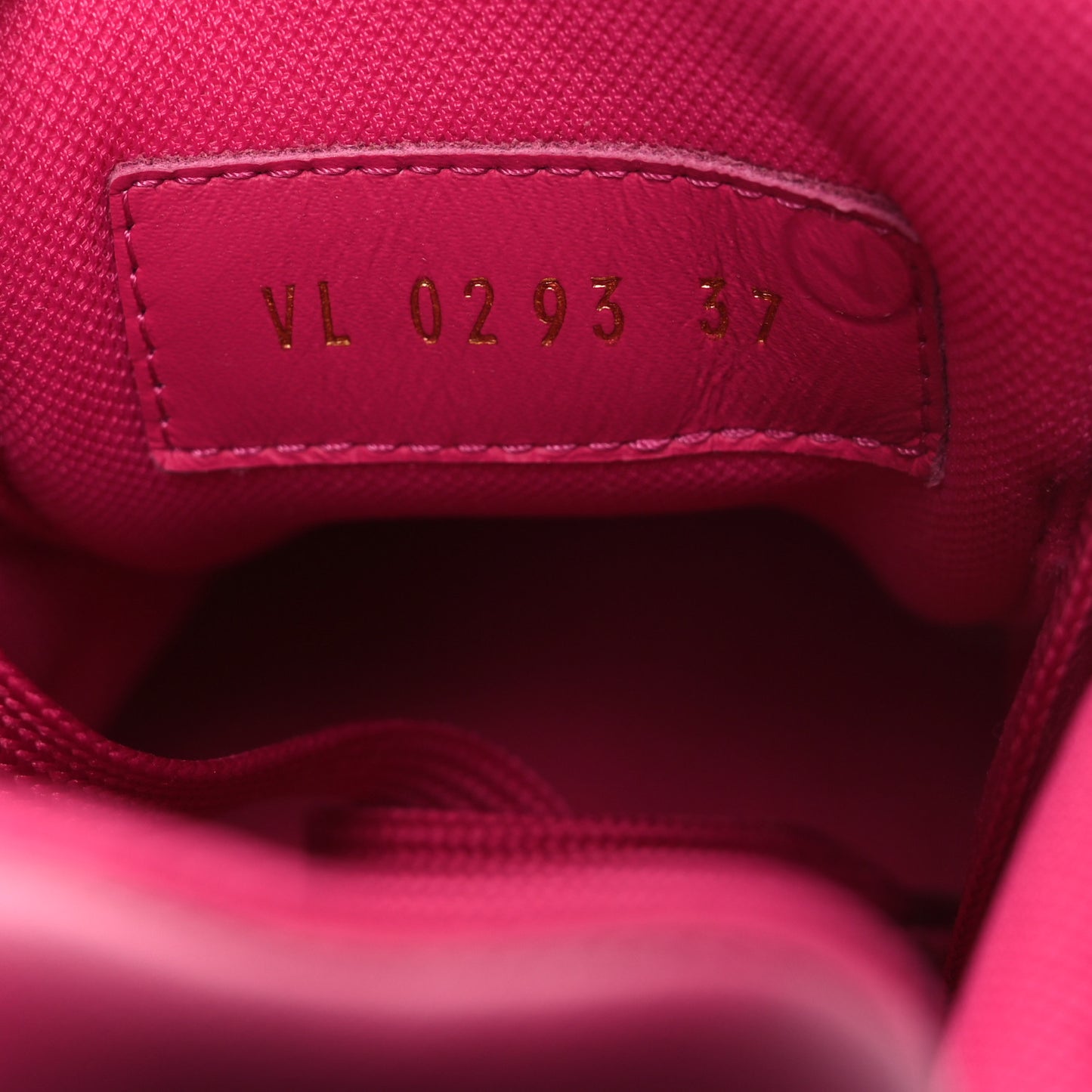 Calfskin Womens LV Trainer Sneakers 37 Hot Pink