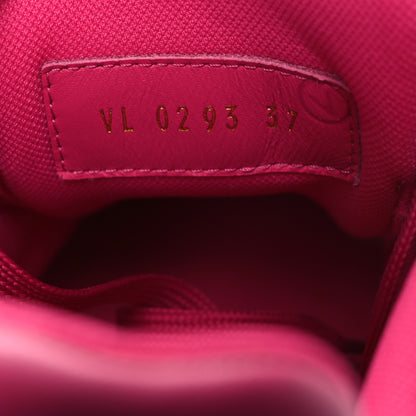 Louis Vuitton Calfskin Womens LV Trainer Sneakers 37 Hot Pink 11 of 11