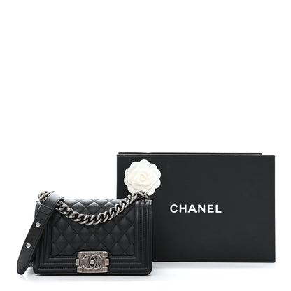 Chanel Caviar Quilted Small Boy Flap Black 21 of 21