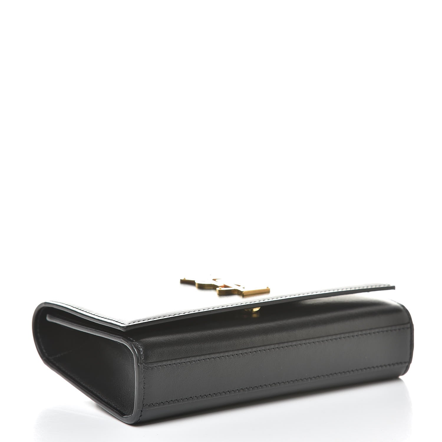 Saint Laurent Smooth Calfskin Monogram Kate Belt Bag Black 4 of 9