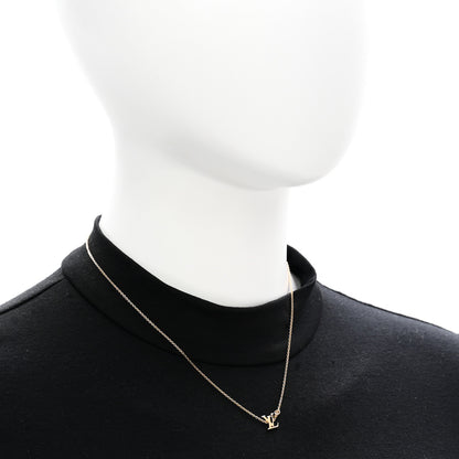 Louis Vuitton 18K Yellow Gold Diamond Idylle Blossom LV Pendant Necklace 2 of 5
