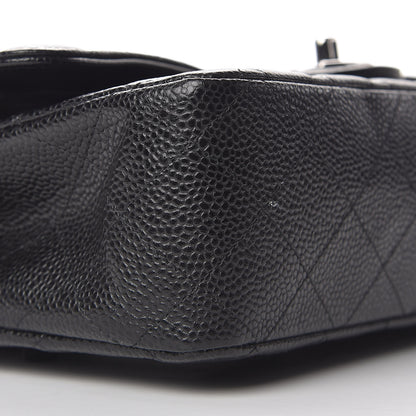 Chanel Caviar Quilted Medium Double Flap Black 9 of 14