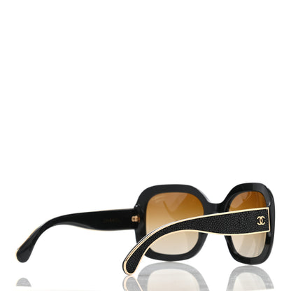 Chanel Stingray Polarized CC Sunglasses 5272-Q Black 3 of 9