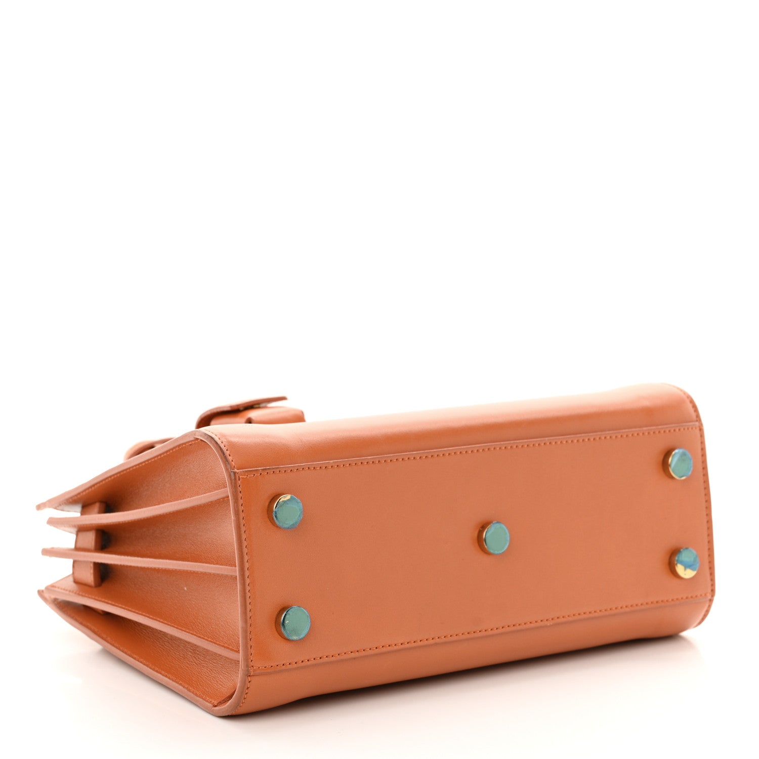 Saint Laurent Calfskin Nano Sac De Jour Orange 4 of 13