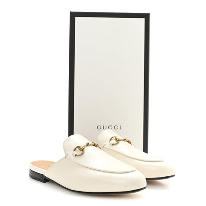 Gucci Malaga Kid Womens Princetown Slippers 37 Mystic White 9 of 9