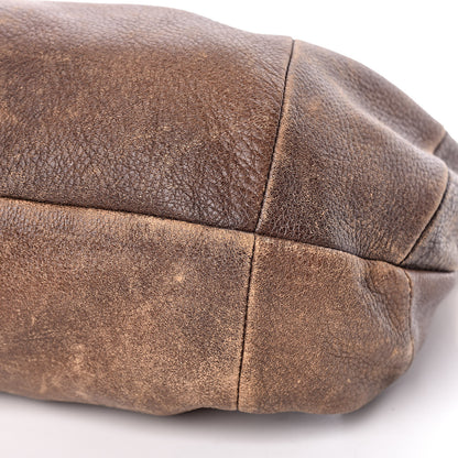 Prada Deerskin Tamponato Hobo Brown 13 of 14