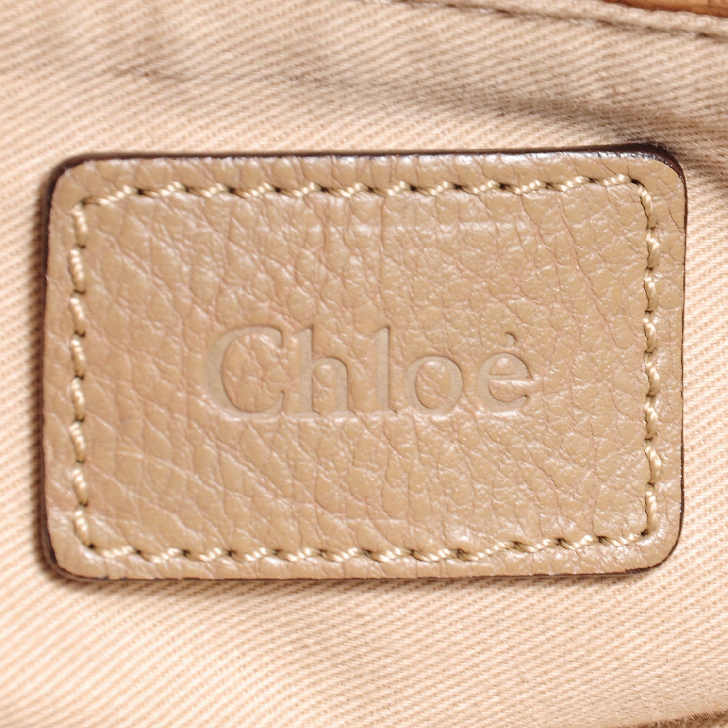 Chloe Calfskin Large Paraty Beige 6 of 9