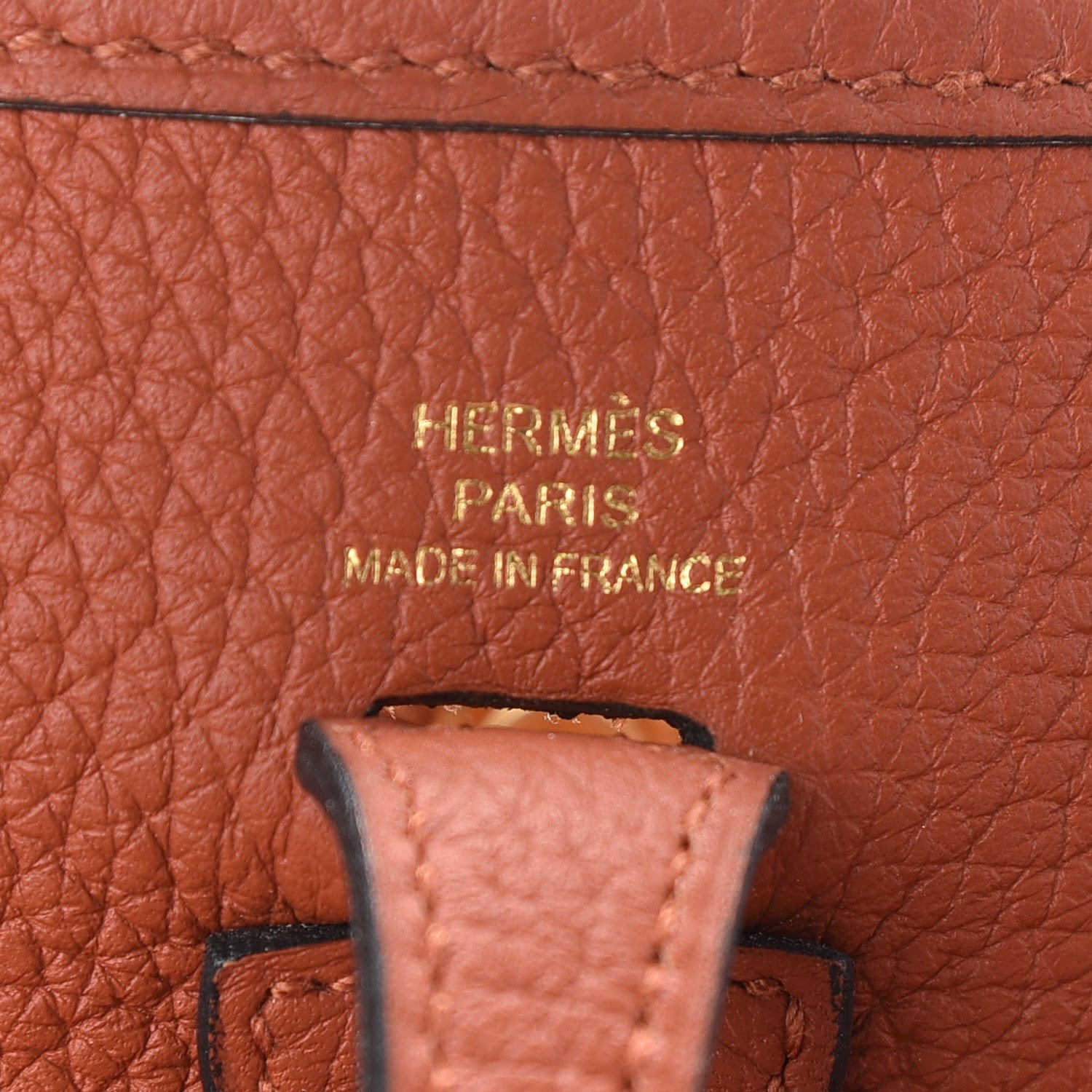 Hermes Taurillon Clemence Evelyne TPM Brique 6 of 9