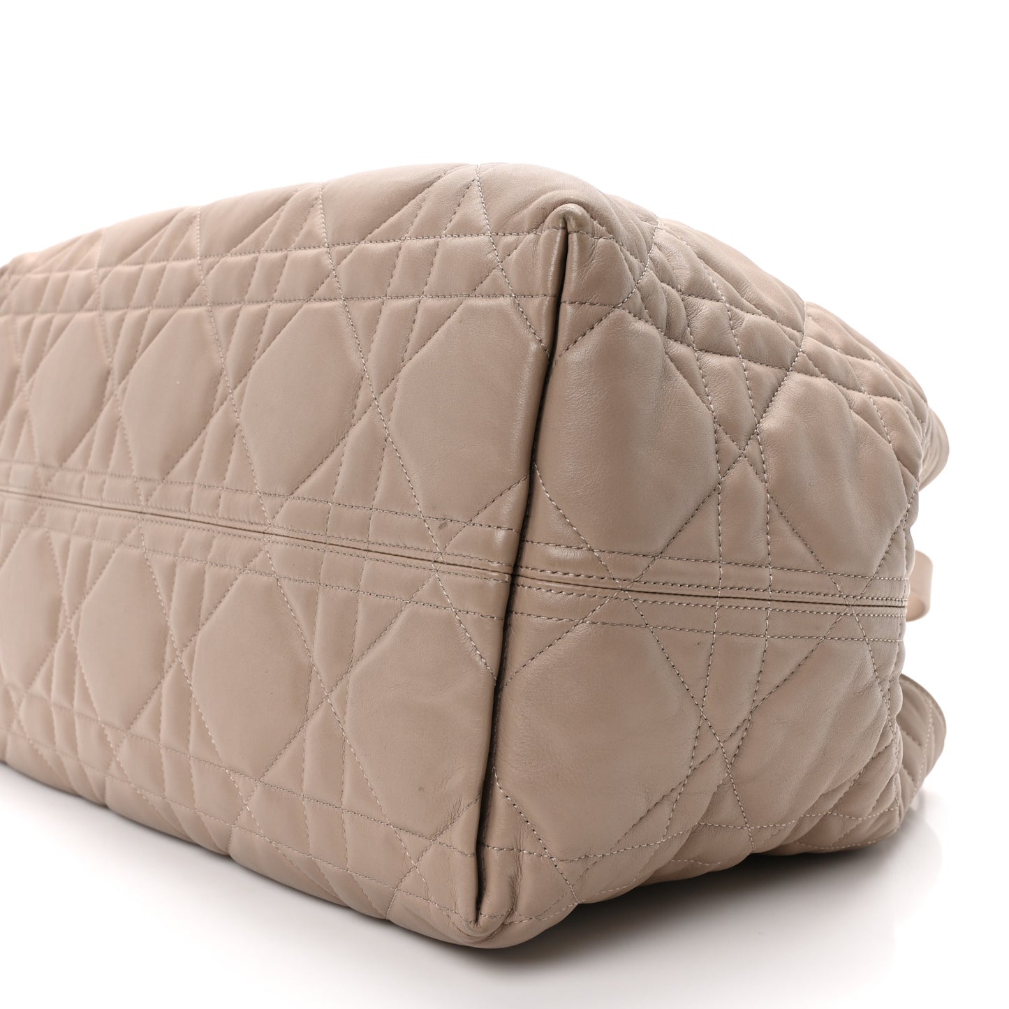 Calfskin Macrocannage Large Toujours Powder Beige