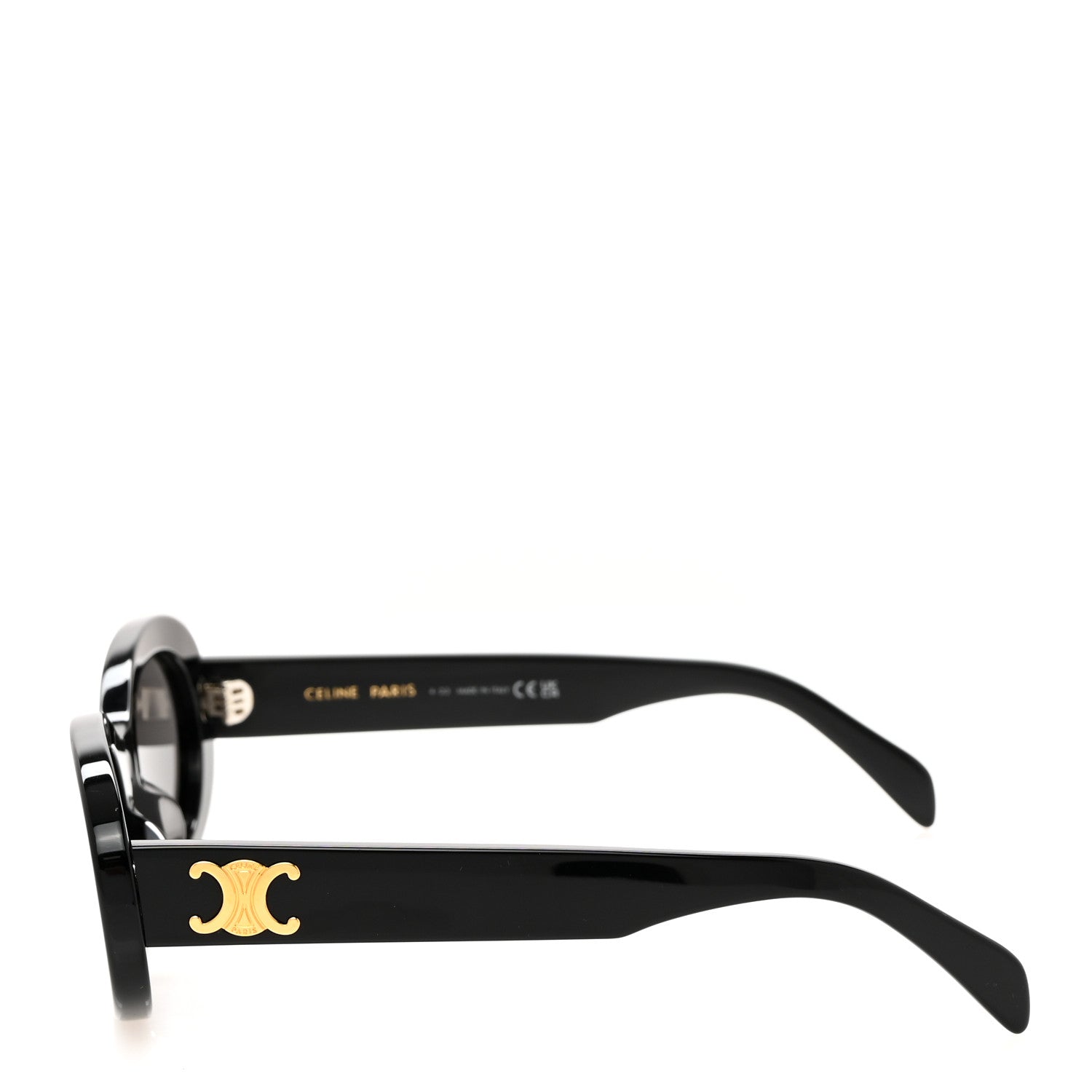 Celine Acetate Triomphe 01 Sunglasses CL 40194U Black 3 of 7