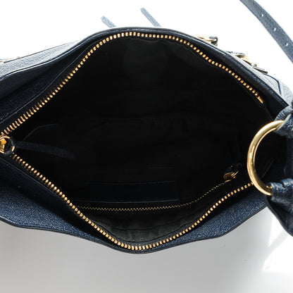 Balenciaga Chevre Gold Metallic Edge Hardware Hip Bleu Nuit 5 of 7