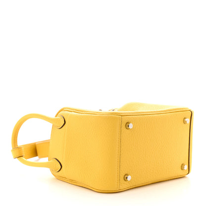 Hermes Taurillon Clemence Mini Lindy 20 Sun 5 of 12