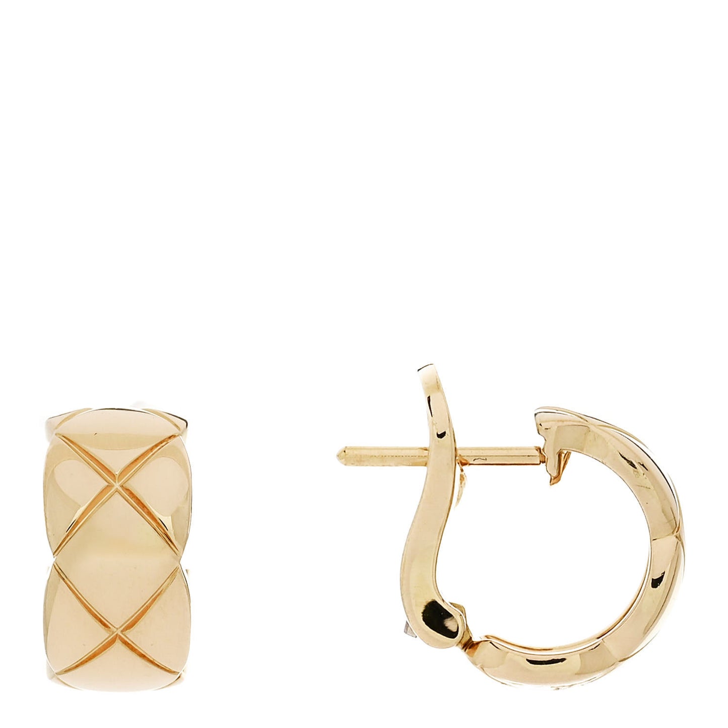 18K Yellow Gold Coco Crush Hoop Earrings