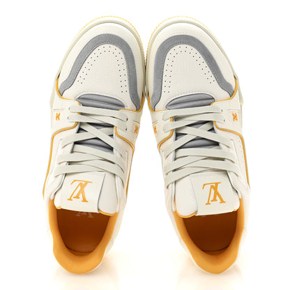 Louis Vuitton Calfskin LV Trainer Sneakers 38.5 Yellow 2 of 10