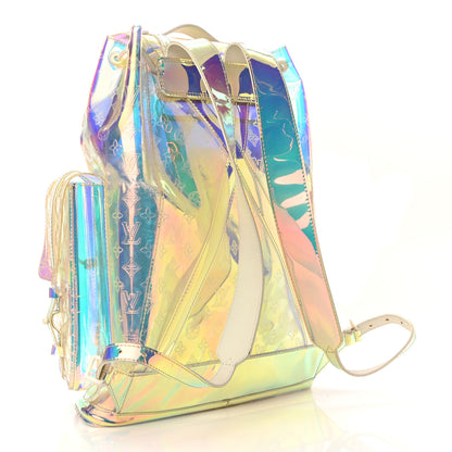 Louis Vuitton PVC Monogram Christopher Backpack GM Iridescent Prism 3 of 10