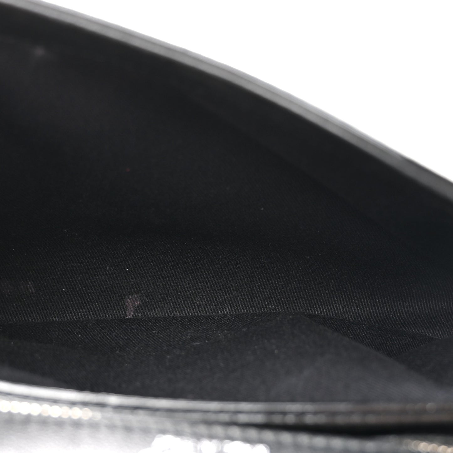 Calfskin Crystal Small Cheri Top Handle Bag Black