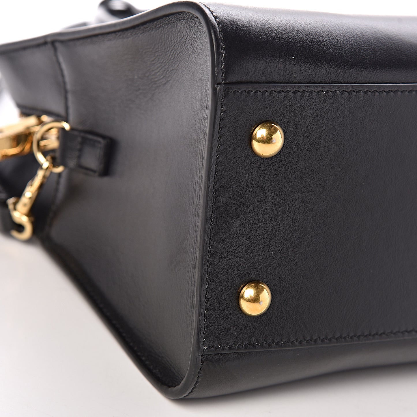 Smooth Calfskin Small Monogram Cabas Black