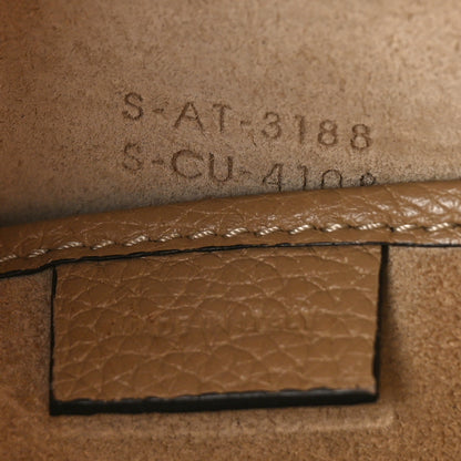 Celine Drummed Calfskin Nano Luggage Dune 6 of 11