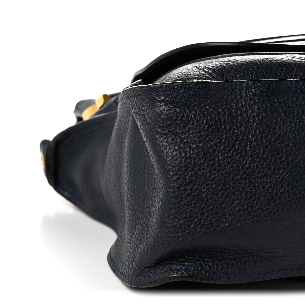 Chloe Calfskin Medium Marcie Satchel Royal Navy 9 of 10