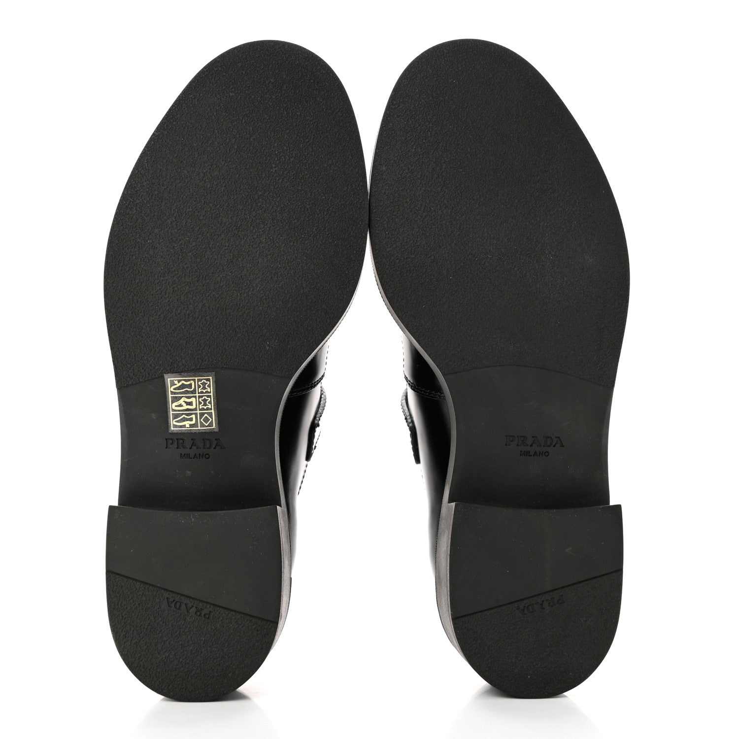 Prada Spazzolato Mary Jane T Strap 40mm Loafers 38 Black 5 of 10