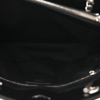 Saint Laurent Calfskin Y Quilted Monogram Large Loulou Shopper Black 6 of 11