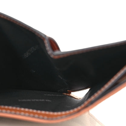 Burberry E-Canvas Vintage Check Tri-Fold Wallet Archive Beige 6 of 15