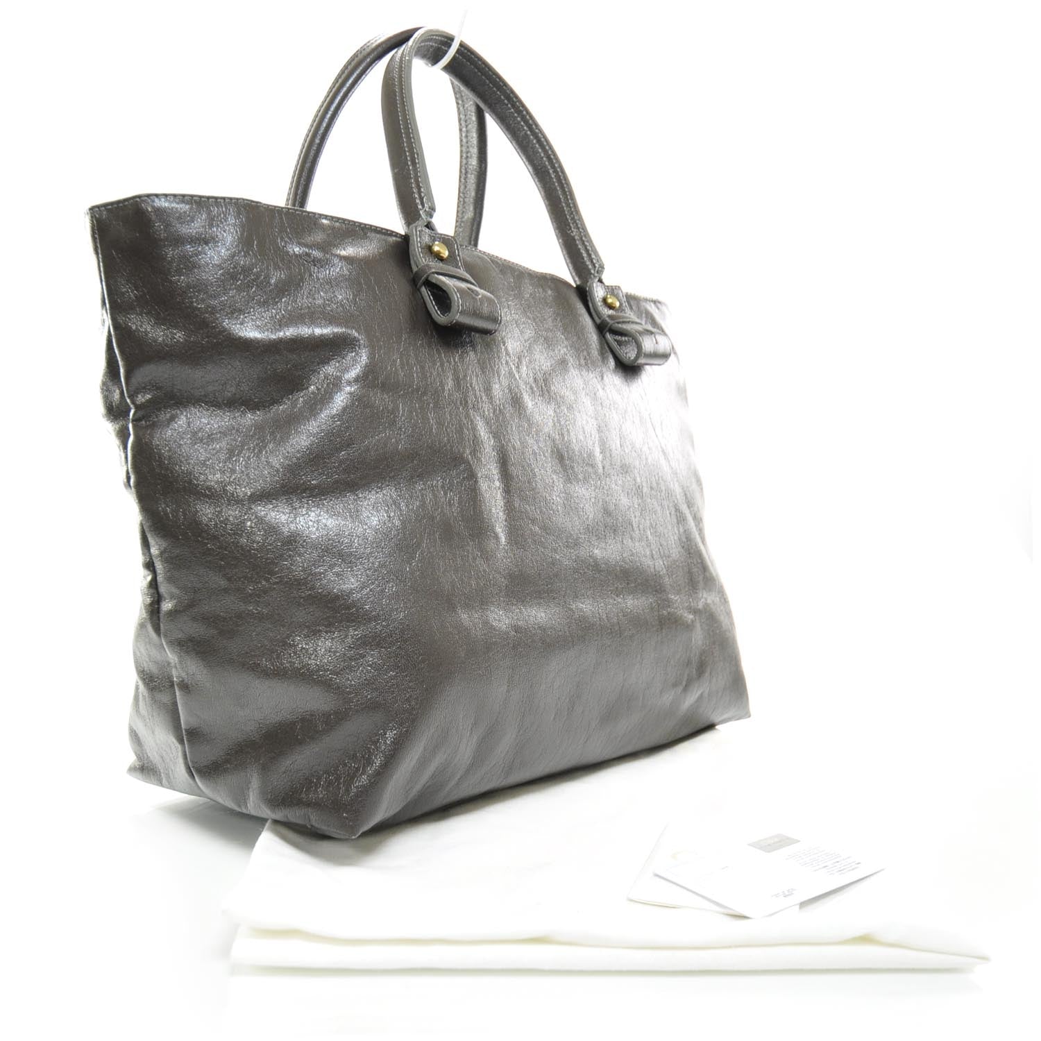 Chloe Leather Eclipse Tote Brown 3 of 10