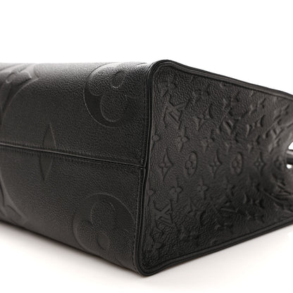 Louis Vuitton Empreinte Monogram Giant Onthego MM Black 8 of 8