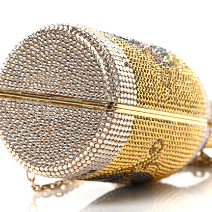 Judith Leiber Crystal Champagne Bottle Big Bubbles Minaudiere Clutch 9 of 10
