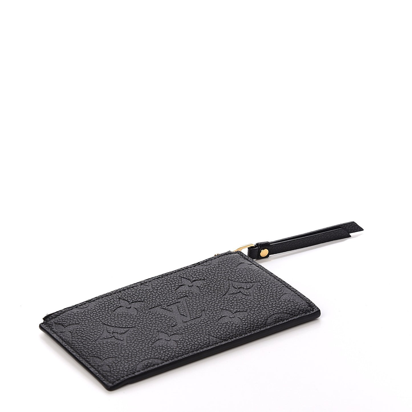 Empreinte Zipper Card Holder Black