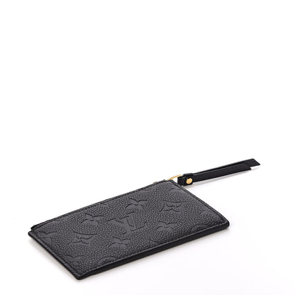Louis Vuitton Empreinte Zipper Card Holder Black 3 of 8