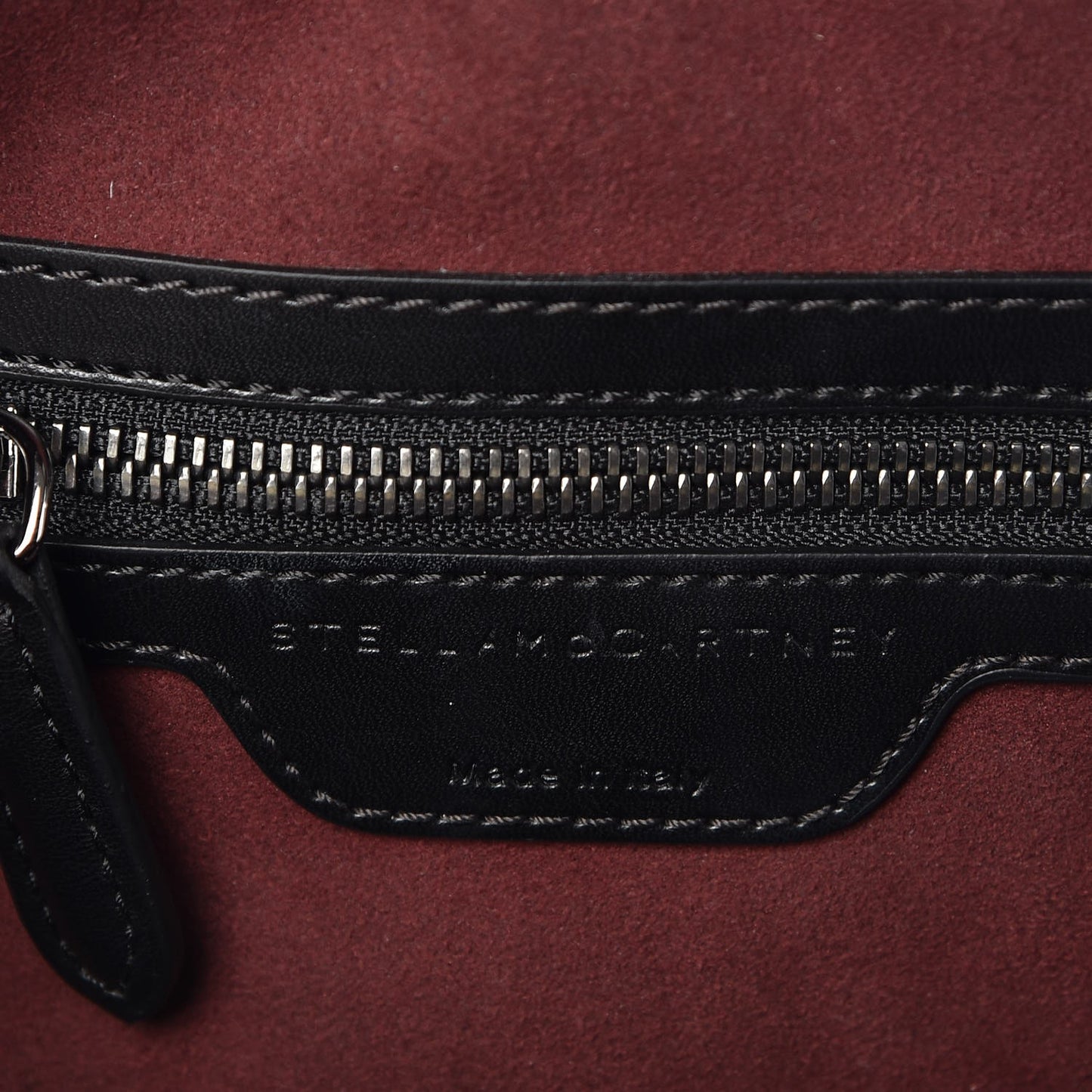 Eco Alter Nappa Mini Falabella Box Top Handle Bag Black