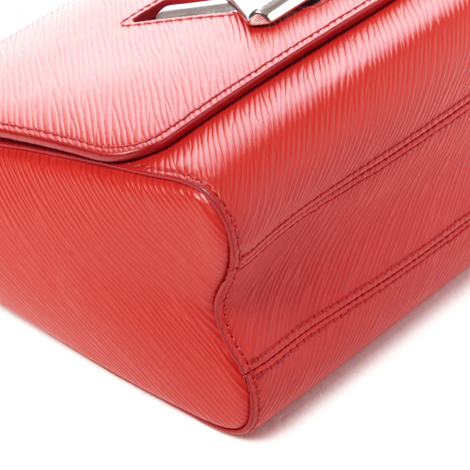 Louis Vuitton Epi Twist Shoulder Bag MM Coquelicot 6 of 9