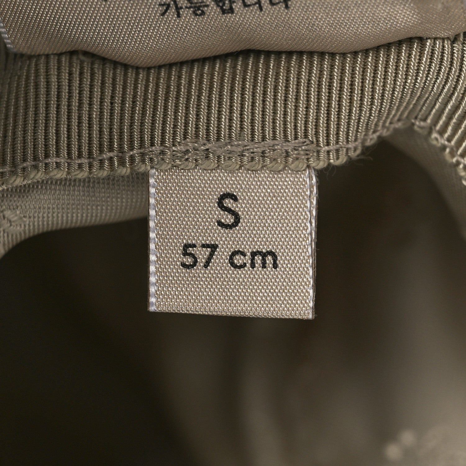 Gucci Washed Jacquard Denim Nappa GG Monogram Oscar Bucket Hat S Denim Cuir 5 of 6