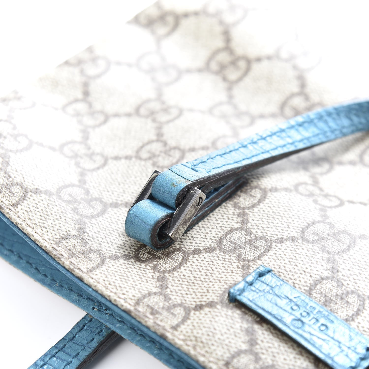 Gucci GG Plus Monogram Flat Vertical Tote Blue 11 of 13