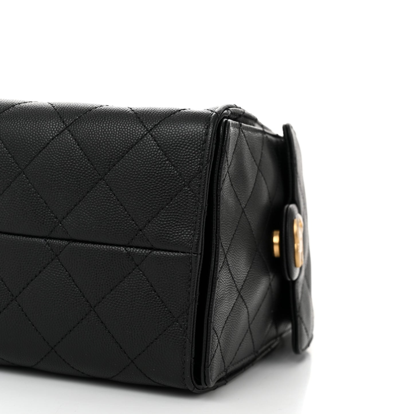 Caviar Quilted Small Chanel 25 Handbag Black