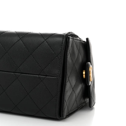 Chanel Caviar Quilted Small Chanel 25 Handbag Black 10 of 11