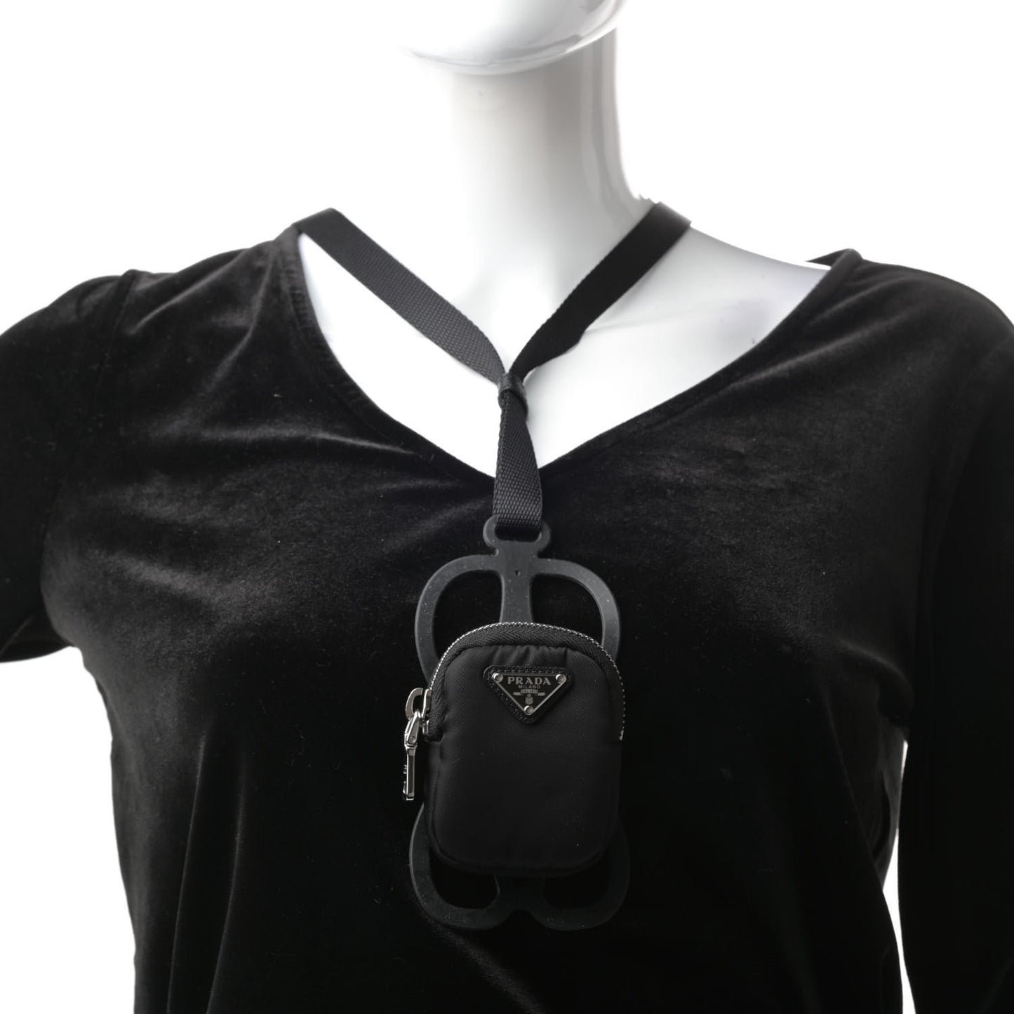 Tessuto Nylon Pocket Smartphone Case Black