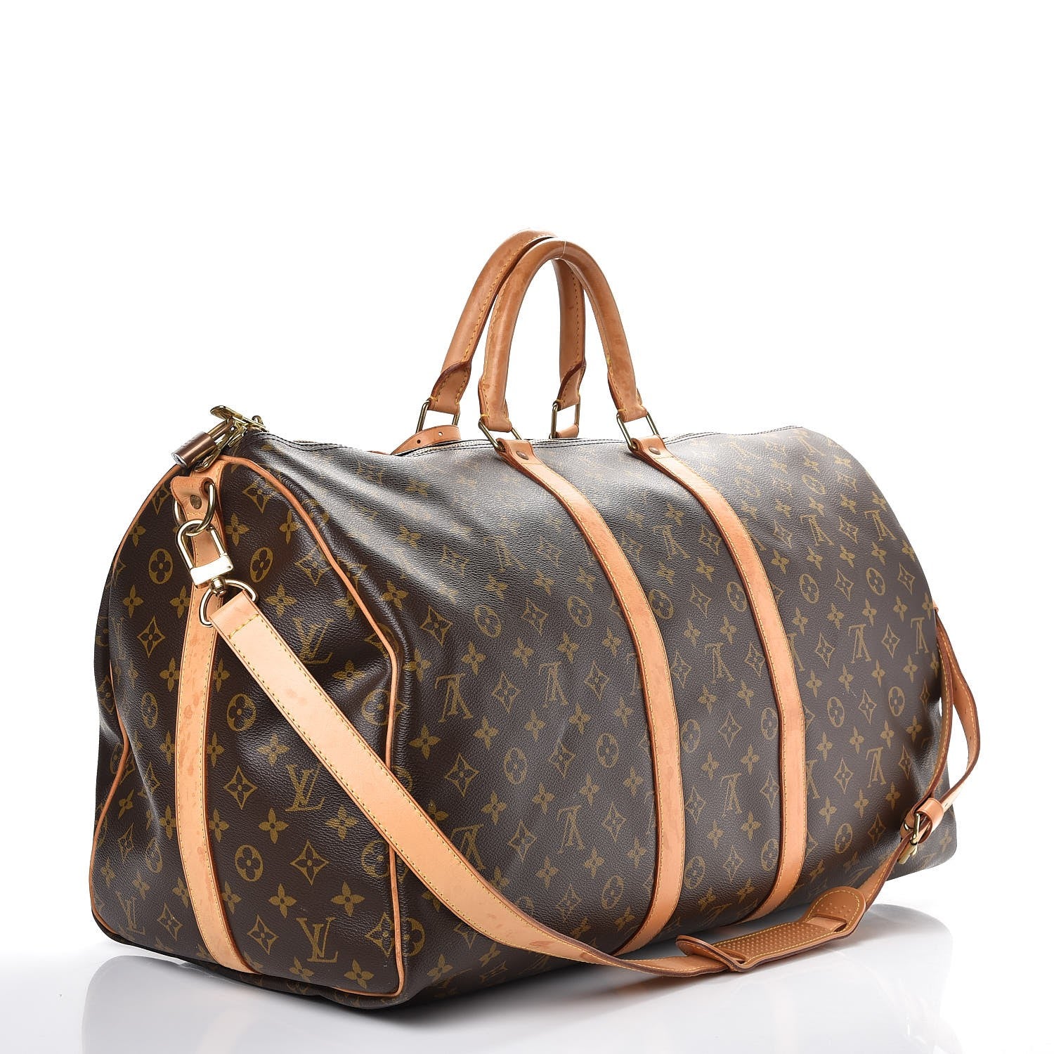 Louis Vuitton Monogram Keepall Bandouliere 55 4 of 15