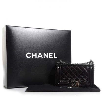 Chanel Patent Small Boy Flap Black 9 of 9