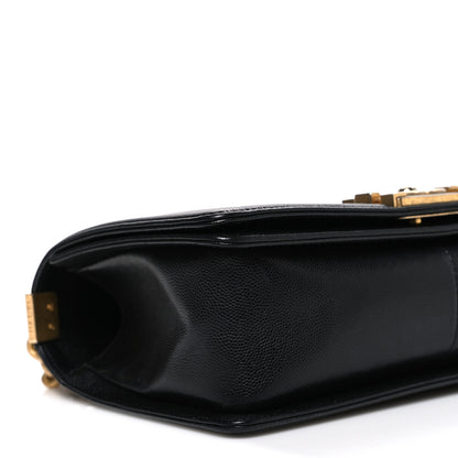 Chanel Caviar Quilted Medium Boy Flap Black 9 of 10