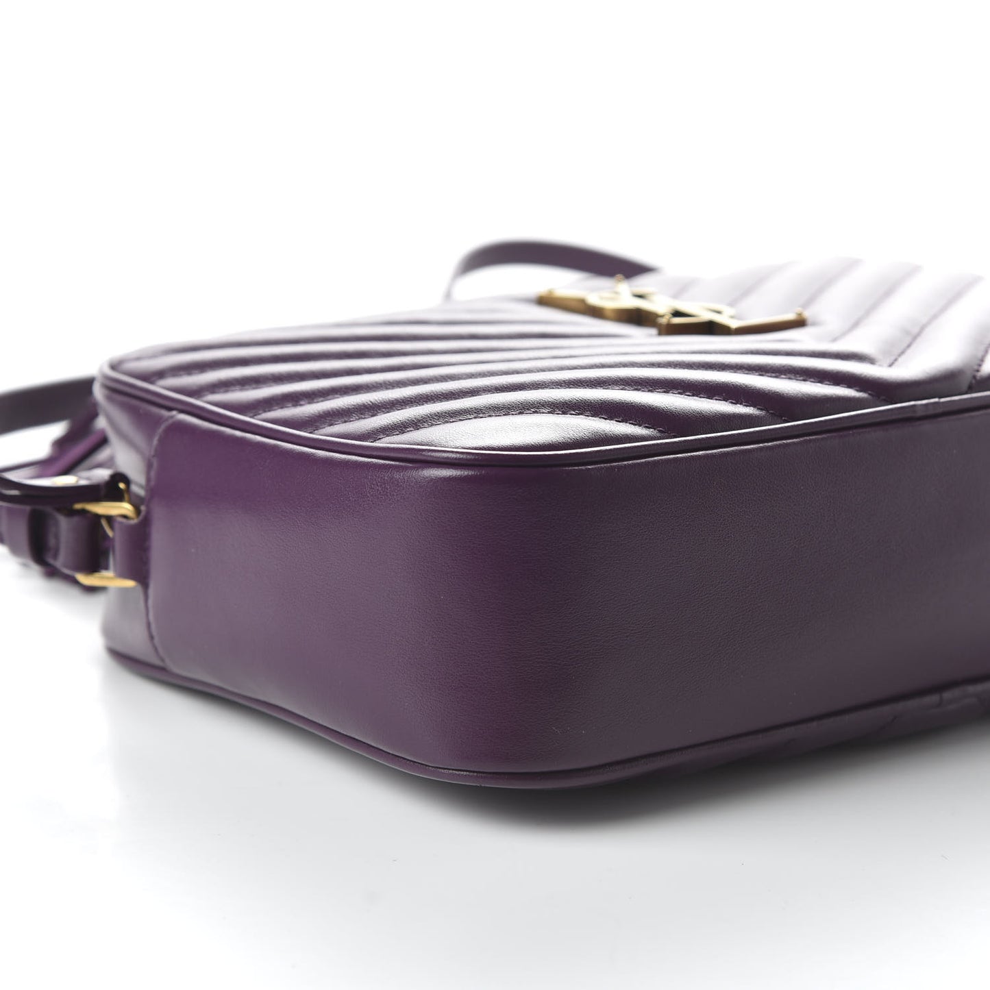 Calfskin Matelasse Monogram Lou Camera Bag Purple