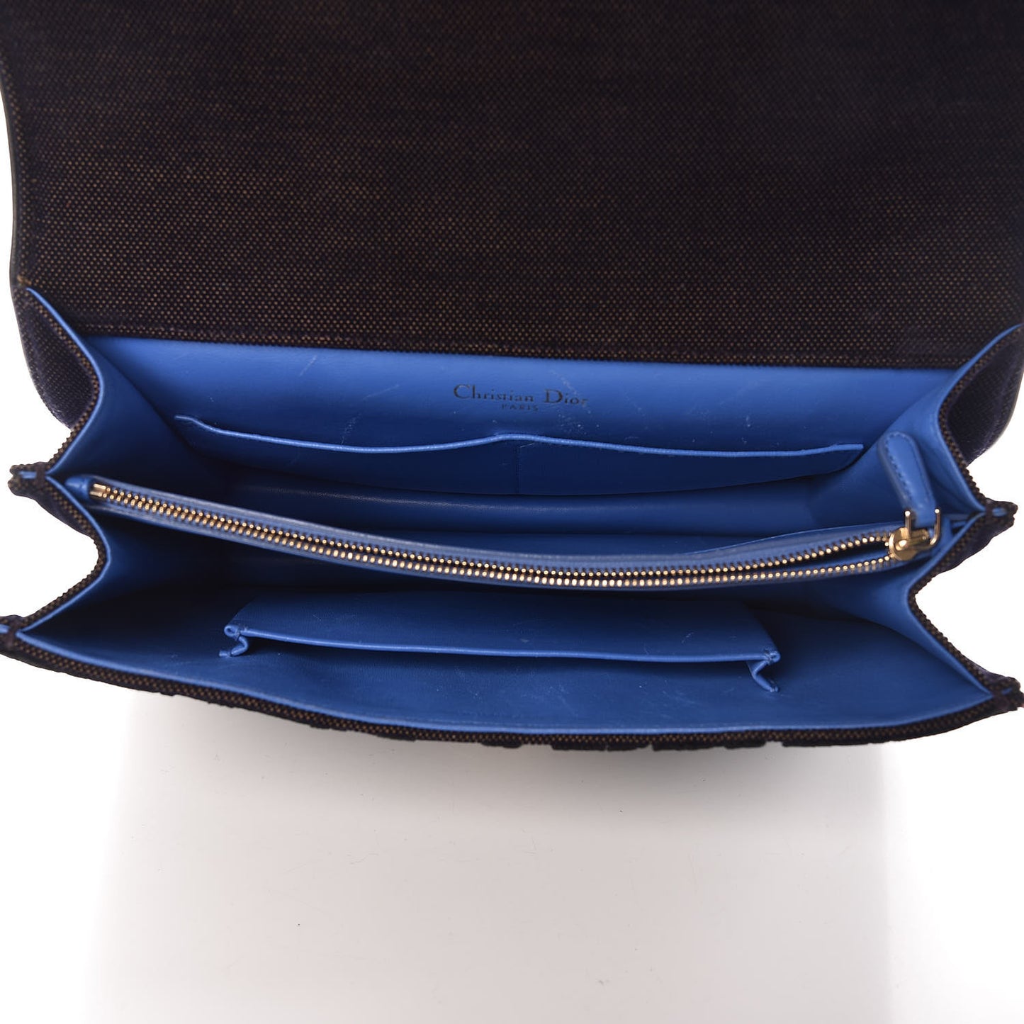 Velvet Monogram Diorama Satchel Plum Blue