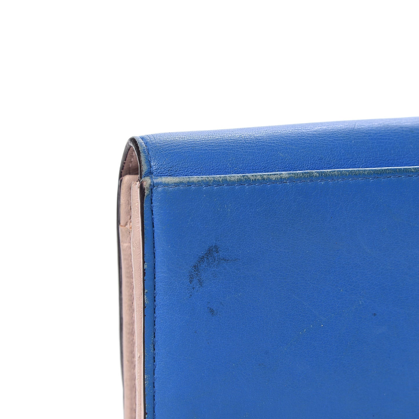 Smooth Calfskin Diorissimo Long Wallet Blue
