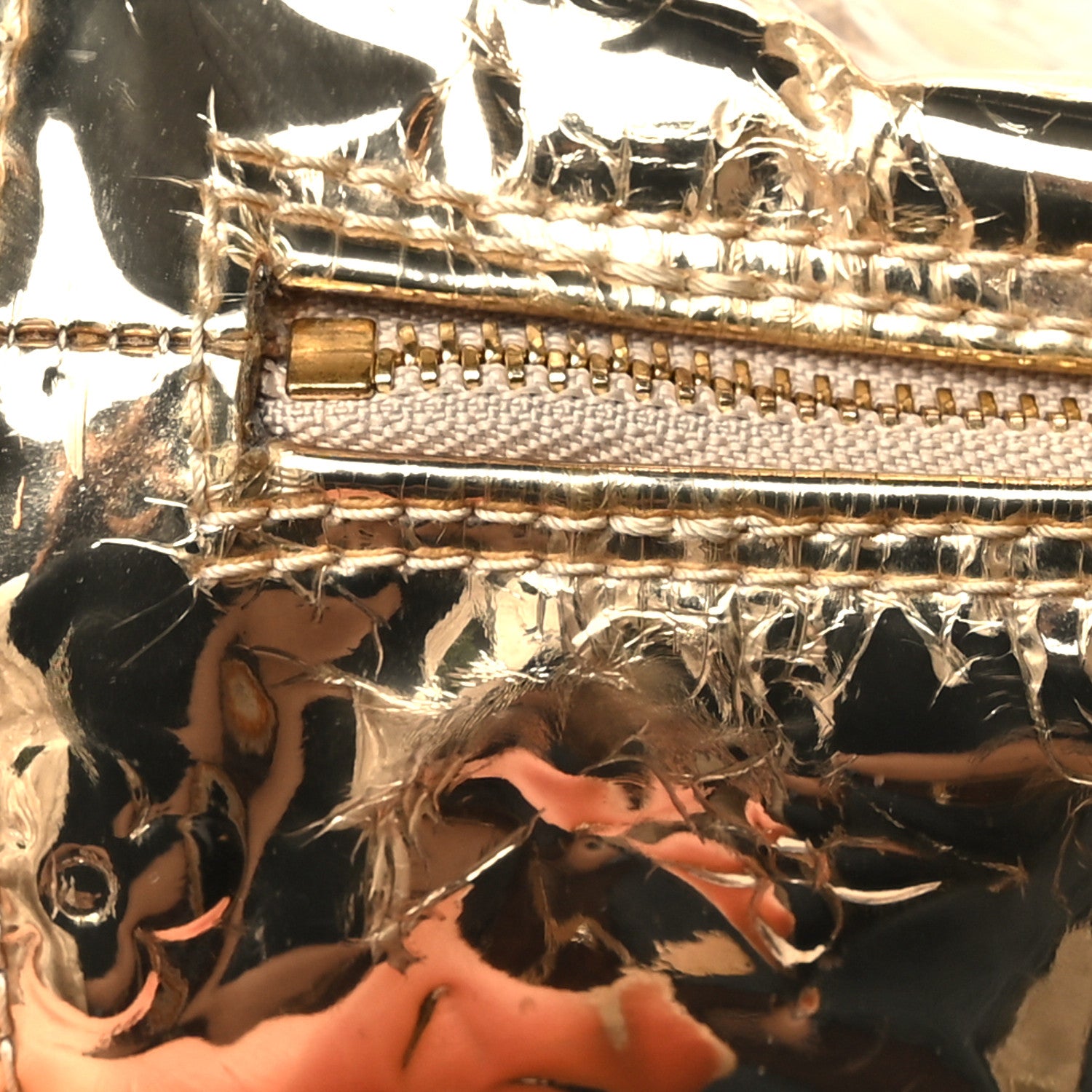 Louis Vuitton Monogram Miroir Speedy 30 Gold 9 of 11