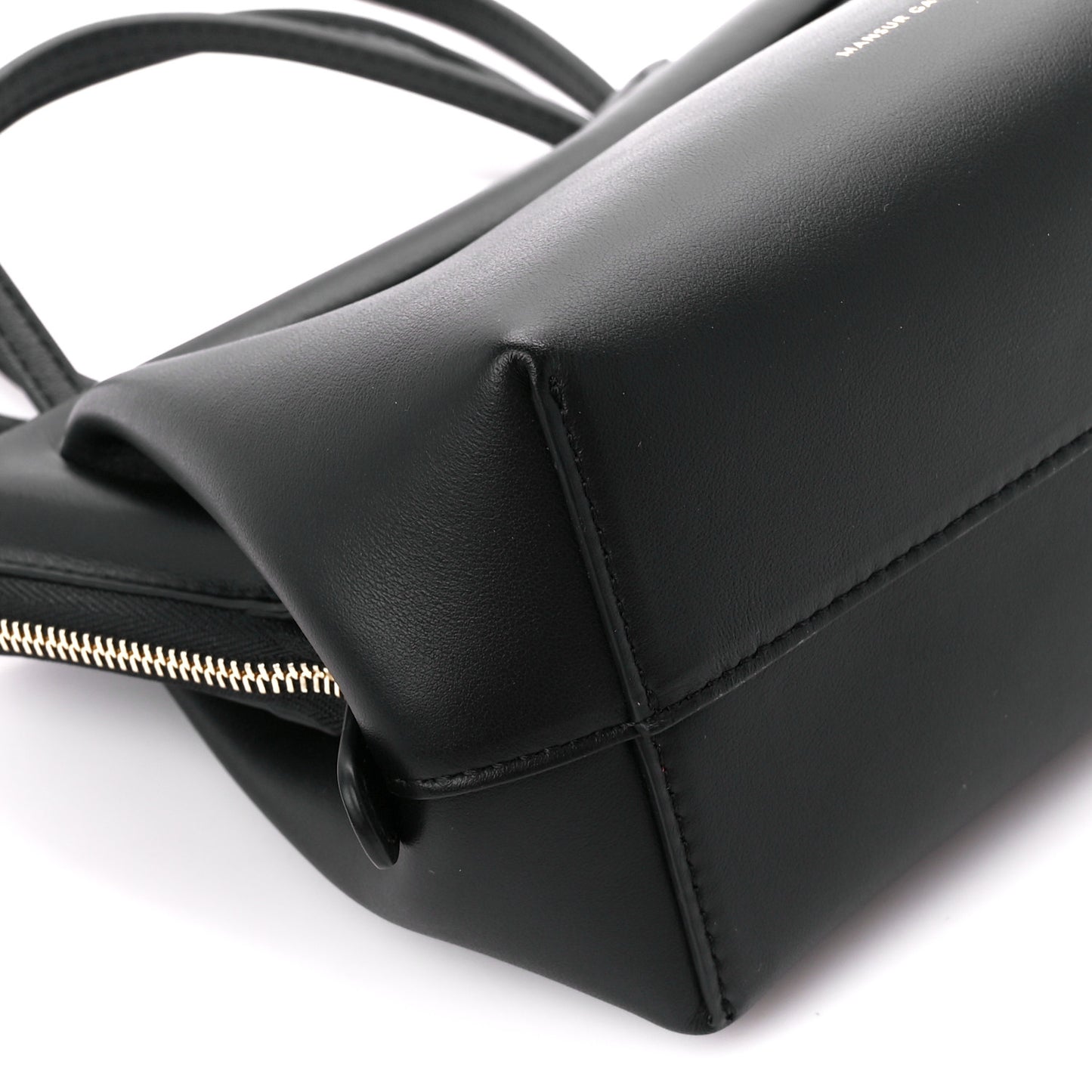 Smooth Calfskin Mini M Frame Crossbody Bag Black