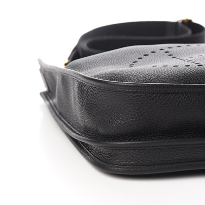 Hermes Taurillon Clemence Evelyne III PM Black 7 of 10