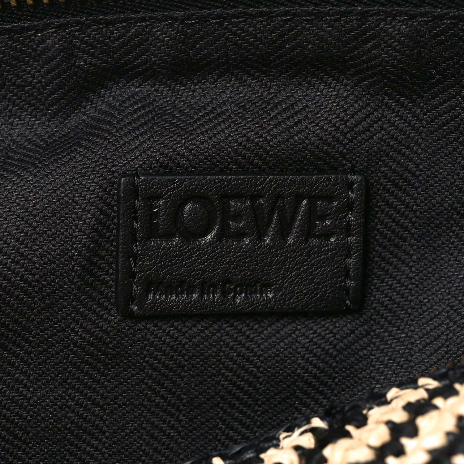 Loewe Calfskin Raffia Paula's Ibiza Small Puzzle Edge Bag Natural Honey Gold 6 of 9